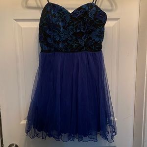 Blue Floral and took dress